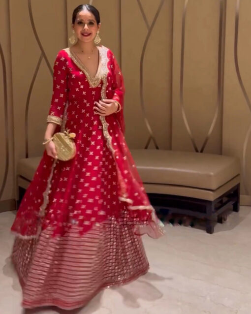 Scintillating Pink Color Designer Sharara Readymade Salwar Suit For Wedding